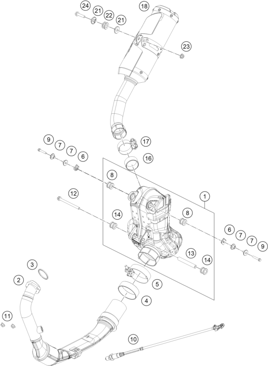 Blechmutter Set -101 OCTANE- mit Schrauben M5x15 - 20er Pack